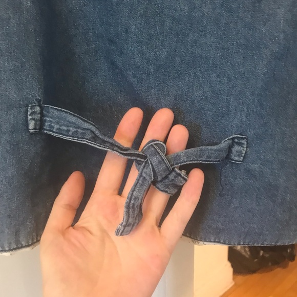 Vintage Denim Patchwork Vest - Picture 6 of 11